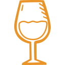 Icono naranja bodegas y catas